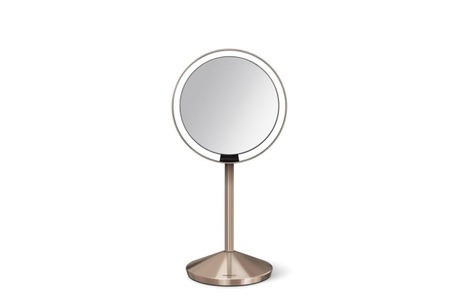 Simplehuman, Simplehuman ST3010 12cm Sensorspiegel rose gold, simplehuman Kosmetikspiegel »Kosmetikspiegel mit Sensor«