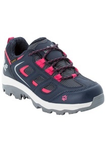 Jack Wolfskin, Jack Wolfskin Wasserdichte Kinder Wanderschuhe Vojo Texapore Low Kids 36 blau dark blue / pink, 