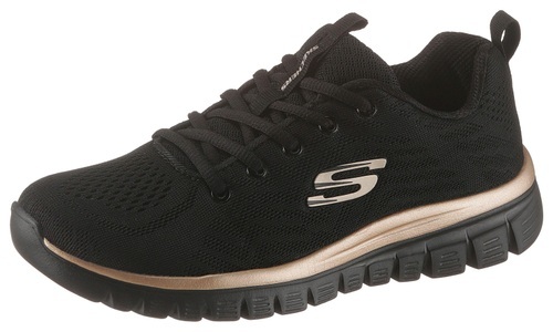 Skechers, Skechers Sneaker »Graceful - Get Connected«, Skechers Sneaker »Graceful - Get Connected« Freizeitschuh, Halbschuh, Schnürschuh für die Maschinenwäsche geeignet