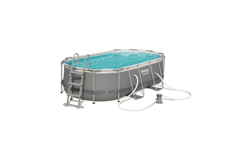 Bestway, Bestway Swimming Pool Komplett-Set 427 x 250 x 100 cm, Bestway Pool Set 427 x 250 x 100 cm