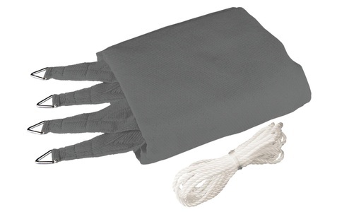 Windhager, Windhager - Sonnensegel 400 cm, Quadratisch, Grau, Windhager Sonnensegel »400 cm, Quadratisch, Grau«