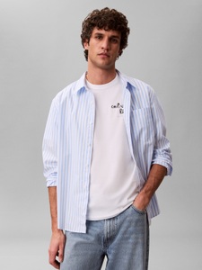 CALVIN KLEIN JEANS, Calvin Klein Jeans T-Shirt "LINES SEASONAL" Regular fit mit Print