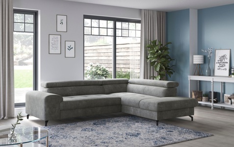 COTTA Ecksofa »Aura L-Form«, mit Schlaffunktion, Bettkasten und Kopfteilverstellung