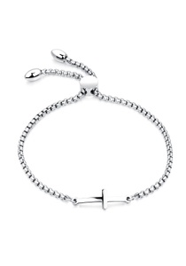 FIRETTI, Firetti Armkette »Kreuz«, Firetti Armkette »Schmuck Geschenk Armschmuck Armband Erbskette Kreuz«