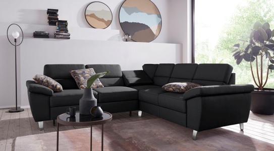 SIT&MORE, sit&more Ecksofa, sit&more Ecksofa »Sorano L-Form« wahlweise mit Bett- und Relaxfunktion, inkl. Bettkasten