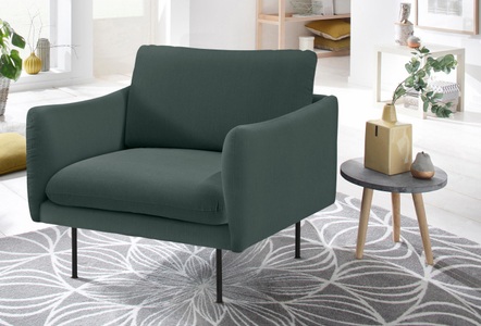 ANDAS, andas Sessel »Mavis«, mit losen Sitz- und Rückenkissen, skandinavischer Stil, 