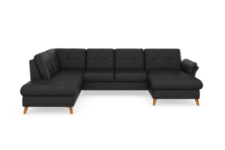 sit&more Wohnlandschaft »Göteborg«, inklusive Sitztiefenverstellung und Federkern, wahlweise mit Bettfunktion und Bettkasten