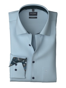 OLYMP Langarmhemd »Luxor modern fit« modern fit, New Kentkragen, Business Hemd, extra langer Arm