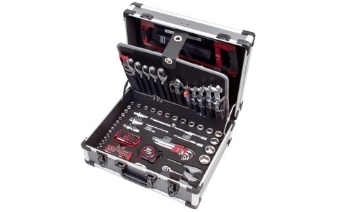 Kraftwerk, Kraftwerk - Werkzeugkoffer B147, 1/4''+1/2'', 158-teilig - Kraftwerk Werkzeugkoffer B147, 1/4''+1/2'', 158-teilig, Kraftwerk Werkzeugkoffer »B147 BASIC«, (158 St.)
