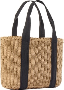 VIVANCE, Vivance Shopper, aus Papierstroh, Schultertasche, grosse Strandtasche, Tragetasche VEGAN, Vivance Shopper »Strandtasche«, Schultertasche,Korbtasche,Tragetasche,Bast-Optik VEGAN