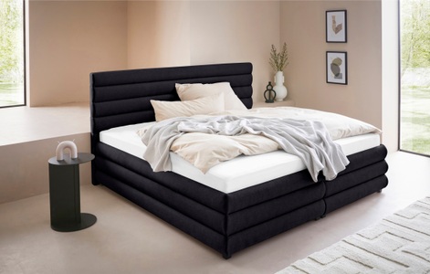 LeGer Home by Lena Gercke, LeGer Home by Lena Gercke Polsterbett »Maylis«, wahlweise mit und ohne Matratze und Lattenrost, incl. Bettkasten, 3 Matratzenarten bis zu 3 Härtegrade, auch in 200cm Breite, LeGer Home by Lena Gercke Polsterbett »Maylis«, wahlweise mit und ohne Matratze und Lattenrost, auch in 200cm Breite