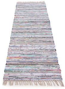 carpetfine Läufer »Kelim Chindi«, rechteckig, 6 mm Höhe, Flachgewebe Wendeteppich mit Fransen, Wohnzimmer