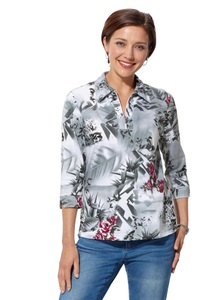 Classic Basics Shirt mit hübschen Glitzersteinchen