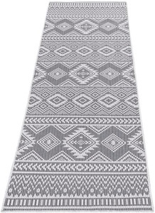 Carpet City, Carpet City Läufer »Palm«, rechteckig, 5 mm Höhe, Wetterfest & UV-beständig, für Balkon, Terrasse, Flur, Küche, flach gewebt, Carpet City Outdoorteppich »PALM 3522«, rechteckig, 5 mm Höhe, Läufer, Wetterfest & UV-beständig, für Balkon, Terrasse, Küche, flach
