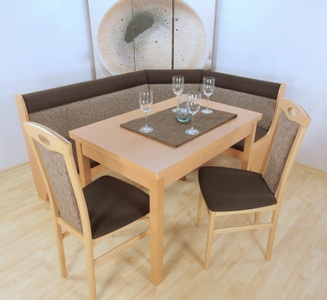 HOME AFFAIRE, Home affaire Eckbankgruppe »Madrid«, (Set, 4 tlg.), Schenkel wechselbar, Home affaire Eckbankgruppe »Madrid«, (Set, 4 tlg.), Schenkel wechselbar