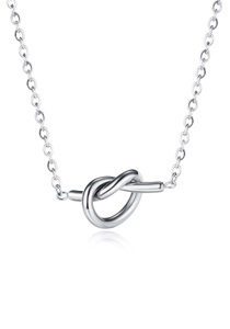 FIRETTI, Firetti Kette mit Anhänger »Knoten«, Firetti Kette mit Anhänger »Schmuck Geschenk Knoten«
