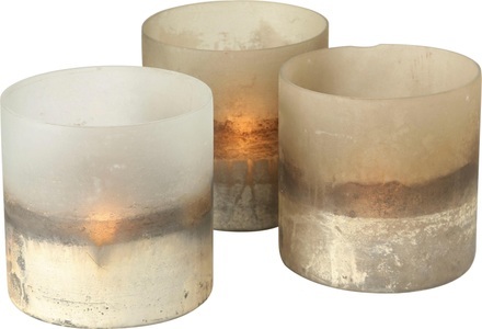 Boltze, BOLTZE Windlicht »Listra« (Set, 3 Stück), 