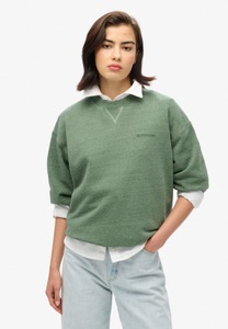 Superdry Sweatshirt »ESSENTIAL LOGO OVERDYED SWEAT«