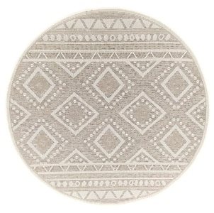 the carpet Teppich »Calgary«, rund, 1 mm Höhe, moderner robuster In und Outdoor Teppich