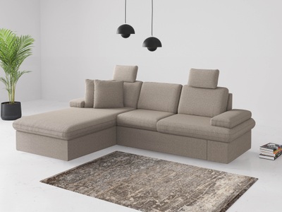 sit&more Ecksofa »Moreno«, mit Armteilverstellung,wahlweise mit Bettfunktion