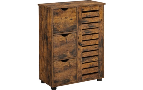VASAGLE Kommode »mit Schubladen 60 x 80 cm Braun«