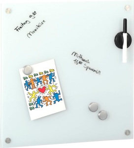 Micasa, Magnettafel VICTOR, Micasa, ZELLER Glas-Magnettafel 11600 weiss, 40x40cm