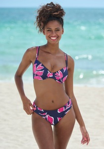Lascana, LASCANA Bügel-Bikini-Top, im Blätter-Design, LASCANA Bügel-Bikini-Top, im Blätter-Design