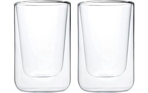 Blomus, Blomus-Nero Doppelwandig Cappuccino/Tee Glas 2er-Pack, BLOMUS Cappuccinotasse »Nero 250 ml 2 Stück Transparent«, (2 tlg.)