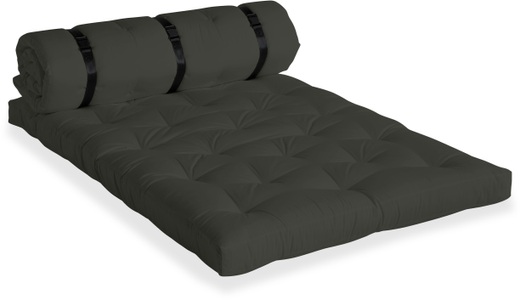Karup Design, Karup Design BUCKLE UP OUT™ Sofa Dunkelgrau mit 2 Matratzen und schwarzem Gürtel, Karup Design Loungesofa »Buckle-Up«, OUT