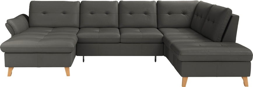 sit&more Wohnlandschaft »Göteborg«, inkl. Sitztiefenverstellung, wahlweise mit Bettfunktion & Bettkasten
