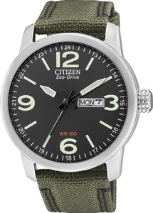 Citizen, Citizen Solaruhr »BM8470-11EE«, Citizen - Analoguhr, EcoDrive, 42mm, Grün
