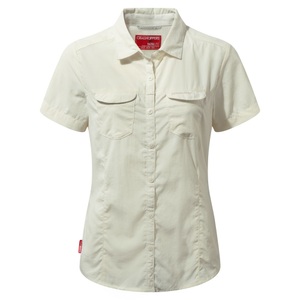 Craghoppers, Craghoppers NosiLife Adventure II Shortsleeved Shirt Damen sea salt 2019 UK 10 | S Kurzarm Hemden, 