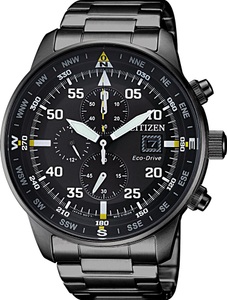 Citizen, Citizen Chronograph »CA0695-84E«, Citizen - Chronograph Uhr, EcoDrive, 44mm, Black