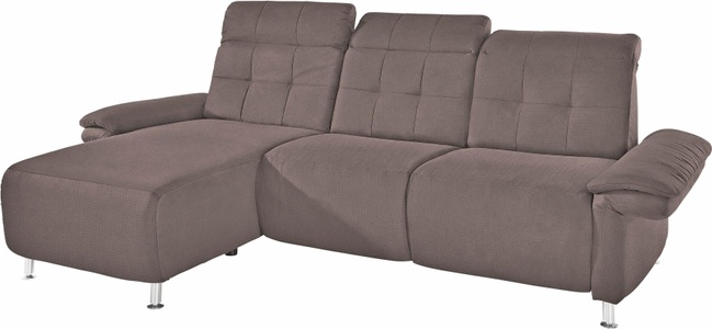 PLACES OF STYLE, Places of Style Ecksofa »Manhattan«, 2 Sitze mit elektrischer Relaxfunktion, verstellbare Armlehnen, Home affaire Ecksofa »Manhattan L-Form« 2 Sitze mit elektrischer Relaxfunktion, verstellbare Armlehnen