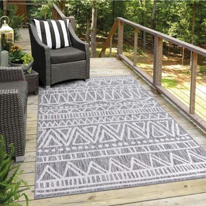 Carpet City, Carpet City Teppich »Outdoor«, rechteckig, 5 mm Höhe, Wetterfest & UV-beständig, für Balkon, Terrasse, Wintergarten, Flachgewebe, auch in quadratischer Form erhältlich, Carpet City Teppich »Outdoor 476«, rechteckig, 5 mm Höhe, UV-beständig, Flachgewebe, auch in quadratischer Form erhältlich