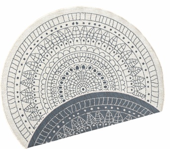 NORTHRUGS, NORTHRUGS Teppich »Porto«, rund, 5 mm Höhe, In-und Outdoor geeignet, Wohnzimmer, Balkon, Terrasse, Garten, Robust, Pflegeleicht, Flachgewebe, Wendbar, NORTHRUGS Teppich »Porto Wendeteppich«, rund, 5 mm Höhe, In-& Outdoor, Wetterfest, Balkon, Garten, Wohnzimmer, Wasserfest