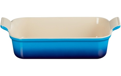 Le Creuset, Auflaufform Auflaufform, LE CREUSET Auflaufform »Eckig«, Keramik
