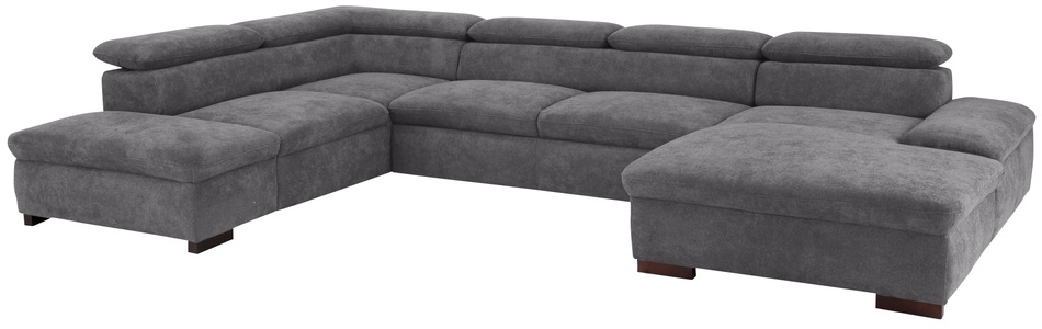 Home affaire Wohnlandschaft »Alberto«, XL, inklusive Kopfteilverstellung