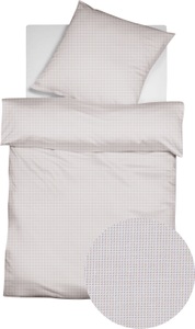 Fleuresse, fleuresse Bettwäsche »Porto«, (2 tlg.), buntgewebte Karo-Optik, fleuresse Bettwäsche »Porto«, 100% Baumwolle, in Gr. 135x200, 155x220, 200x200cm, Reissverschluss