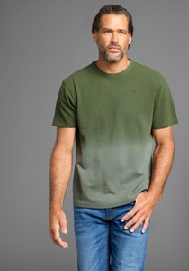 Man's World T-Shirt, Kurzarm, Regular Fit, unifarben, Rundhalsausschnitt