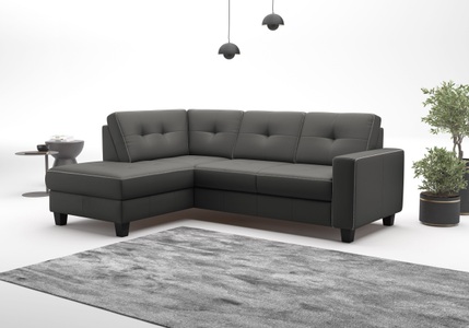 PLACES OF STYLE Ecksofa »Varese« wahlweise mit Bettfunktion und Bettkasten