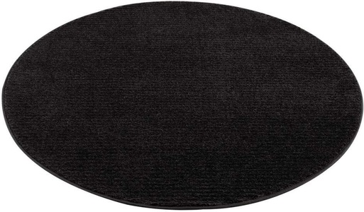 Carpet City, Carpet City Teppich »Fancy«, rund, 12 mm Höhe, Kurzflor, Einfarbig, 3D-Optik, Wohnzimmer, Carpet City Teppich »Friseé-Teppich FANCY900«, rund, 12 mm Höhe, Kurzflor, Einfarbig, 3D-Optik, Streifen Look