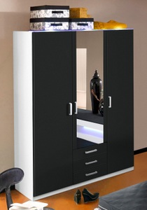 priess, priess Kleiderschrank »Amsterdam«, mit oder ohne LED-Beleuchtung, 