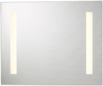 Loevschall, Loevschall Badspiegel »Römö«, Loevschall Badspiegel »Römö Quadratisch, Spiegel mit LED Beleuchtung, Lichtspiegel«, Verstellbarer Badezimmerspiegel mit Beleuchtung, Dänisches Design