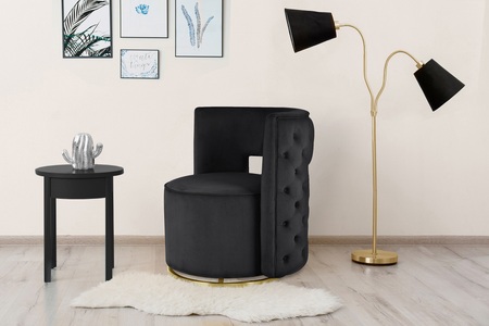 Kayoom Sessel »Beverly 125«, rund, glamourös, gesteppt