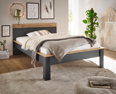 HOME AFFAIRE, Home affaire Einzelbett »WESTMINSTER«, mit dekorativer Rillenfräsungen, Home affaire Einzelbett »WESTMINSTER«, mit dekorativer Rillenfräsungen