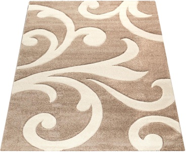 PACO HOME, Teppich, »Diamond 761«, Paco Home, rechteckig, Höhe 18 mm, Paco Home Teppich »Diamond 761«, rechteckig, 18 mm Höhe, Kurzflor, gewebt, 3D-Design, mit Ornamenten