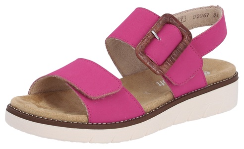 Remonte, Remonte Sandale, Remonte Sandale, Sommerschuh, Sandalette, Keilabsatz, mit Wechselfussbett