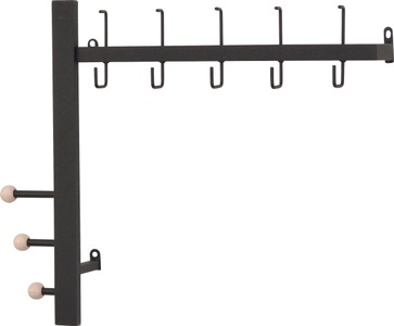 undefined, Garderobenleiste, aus Metall, Breite 64 cm, INOSIGN Garderobenleiste, (1 St.), aus Metall, Breite 64 cm