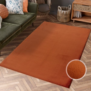 Carpet City, Carpet City Hochflor-Teppich »TOPIA 400«, rechteckig, Kunstfell-Teppich mit Kaninchenfell-Optik, Wohnzimmer, Schlafzimmer, Carpet City Hochflor-Teppich »TOPIA 400«, rechteckig, 21 mm Höhe, Kunstfell-Teppich mit Kaninchenfell-Optik, Wohnzimmer, Schlafzimmer